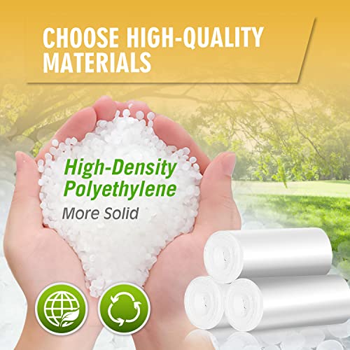 Ginkgo 105 Count Small Trash Bags, 4 Gallon Garbage Can Liners - Unscented Wastebasket Trash Bags for Bathroom, Kitchen, Bedroom, Cleaning Supplies (15 Liter) - Image 4