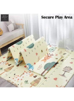 sulfar Sulfar Non Slip Baby mat Portable baby playmat foldable XPE Baby Crawling Mat Thickening Environmental Protection Rug Playmat Double Surface Baby Carpet -180 * 200cm  - Image 3