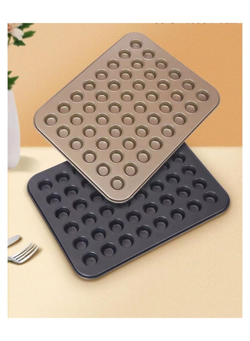 48-Cavities Mini Muffin Bakeware Pan Black - Image 2