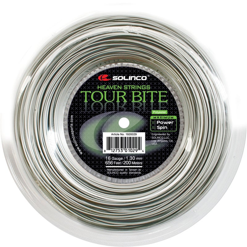 Solinco Tour Bite Soft Tennis String Reel – 656 ft / 200 m – Softer High-Performance Co-Polyester Monofilament for Power, Spin & Control, 16 - Image 3