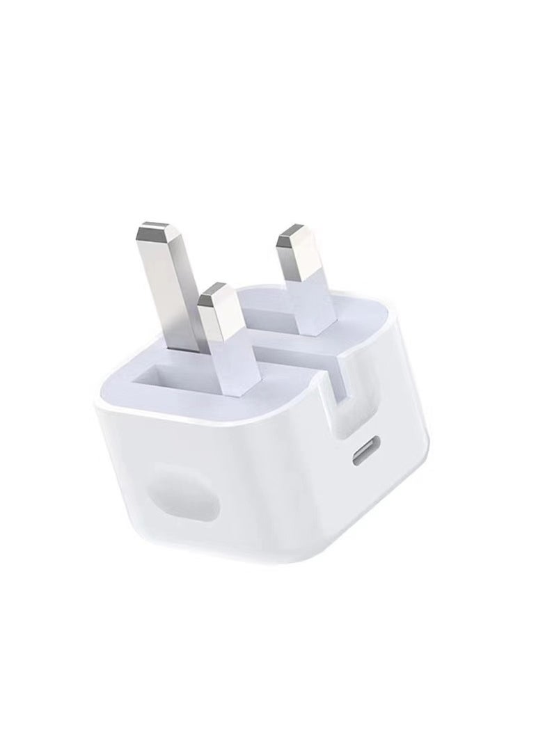 Generic For Apple 11/12/13/14 Full Series 20w Mobile Phone Charger Single Head White  - Image 1
