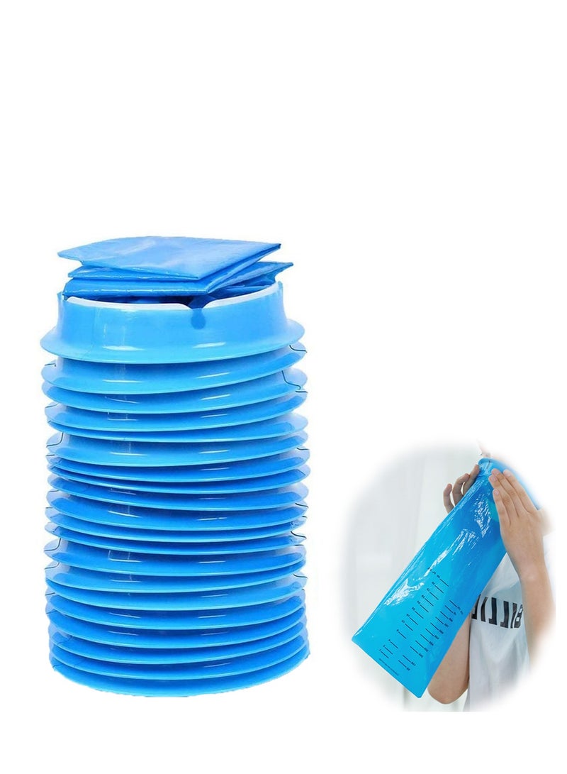 Sick Bags Vomit Bags Barf Bags, Disposable Emesis Bag, Aircraft u0026 Car Sickness Bag, Nausea Bags for Travel Motion Sickness, Portable, Leakproof and Puncture-Proof 1000 ml 20PCS - Image 1