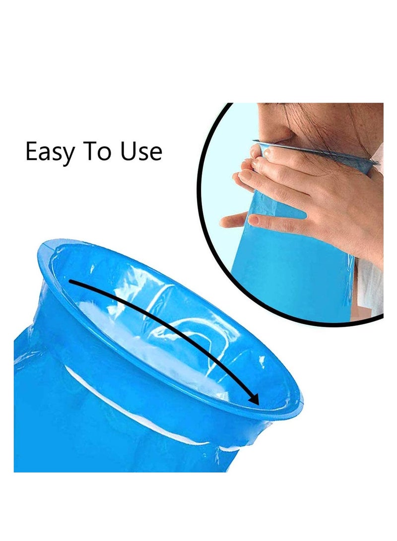 Sick Bags Vomit Bags Barf Bags, Disposable Emesis Bag, Aircraft u0026 Car Sickness Bag, Nausea Bags for Travel Motion Sickness, Portable, Leakproof and Puncture-Proof 1000 ml 20PCS - Image 5