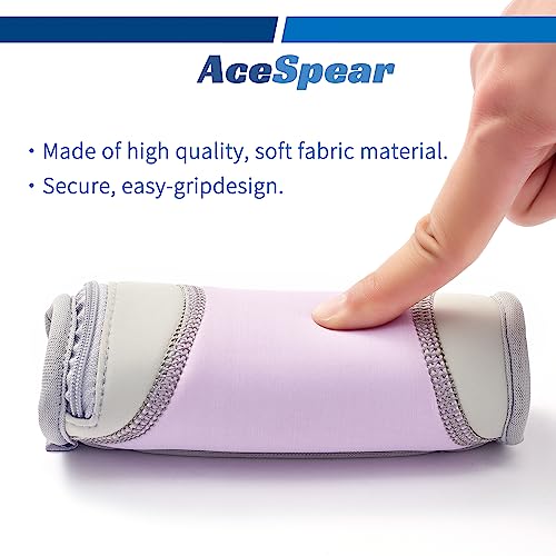AceSpear Hand Weights for Women Men 1lb 2lbs 3lbs 4lbs Soft Dumbbells of 2, Detachable Walking Weight for Aerobics, Jogging, Running (2 lbs x 2, Purple) - Image 4