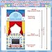 gisgfim Doorway Puppet Theater with 2 Adjustable Rods 31x67 In Blue Red Foldable Hanging Puppet Show Theater for Kids Pretend Play Hand Puppets Educational Kids Activities Toys Easy to Set Up Put Away - Image 4