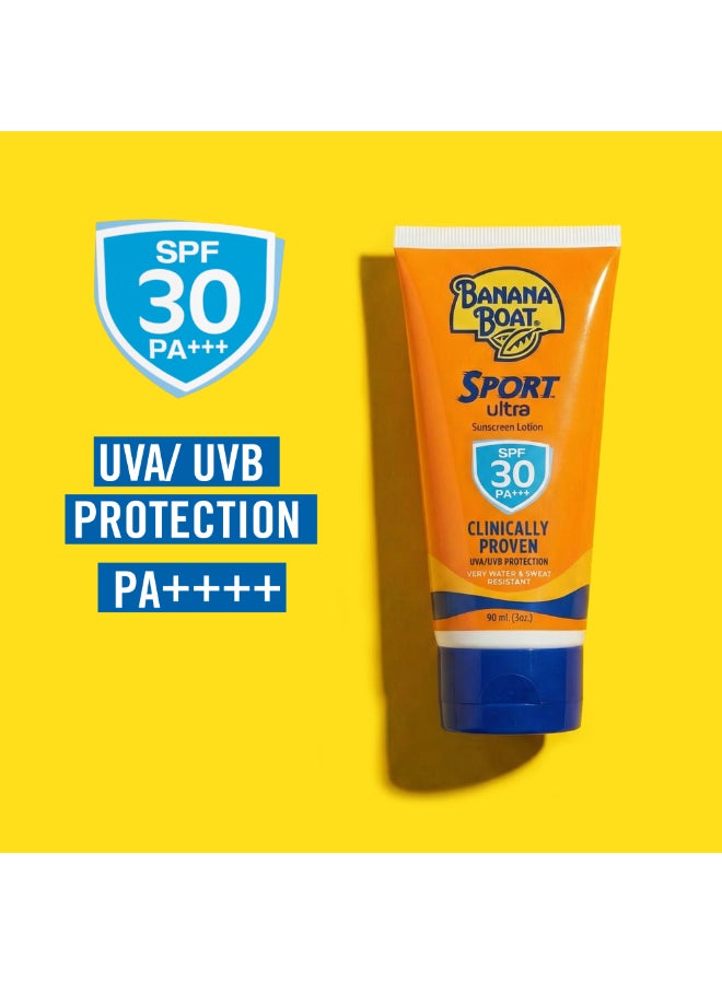 BANANA BOAT Sport Sunscreen Lotion Avotriplex Formula SPF30 - Image 3