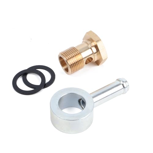 JADSOrBoBi Banjo Fuel Bowl Inlet Fitting 91624 Thread to 516 Swivel Barb Compatible with Holley Carburetors - Image 3