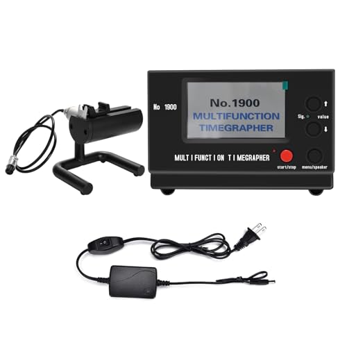 SWANSOFT Timegrapher No.1900, Multifunctional Watch Tester, Watch Timing Machine for Watchmaker, Calibration Tool with LCD Screen（Black） - Image 1
