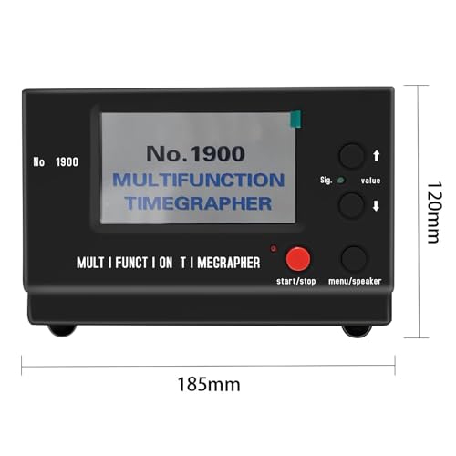 SWANSOFT Timegrapher No.1900, Multifunctional Watch Tester, Watch Timing Machine for Watchmaker, Calibration Tool with LCD Screen（Black） - Image 2