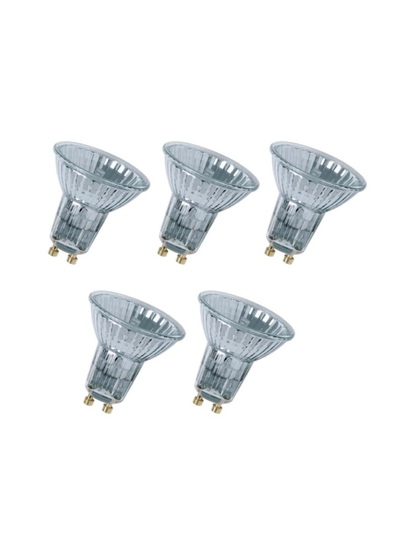 Osram Halogen bulb GU10 Halopar Reflector 50W 2800K Warm White, Dimmable - Pack of 5 - Image 1