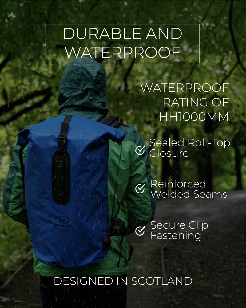 HIGHLANDER Highlander Troon Drybag Duffle Bag - Black  - Image 2