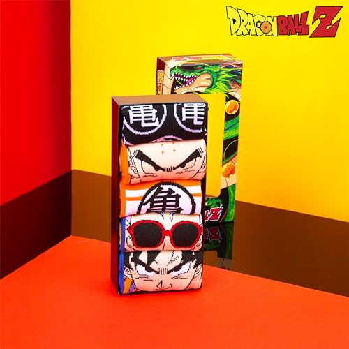 Dragon Ball Z Mens Socks Pack of 5 Crew Socks for Men Teenagers Soft Breathable Work Sports Casual Size 8-13 Anime Gifts - Image 2