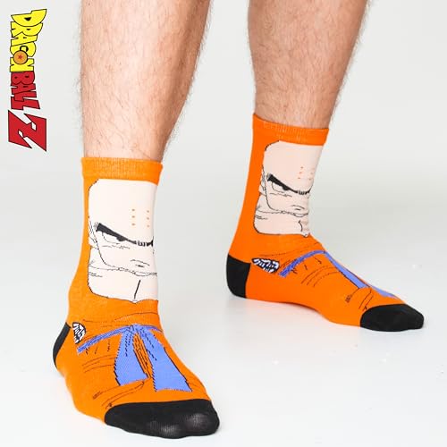 Dragon Ball Z Mens Socks Pack of 5 Crew Socks for Men Teenagers Soft Breathable Work Sports Casual Size 8-13 Anime Gifts - Image 5