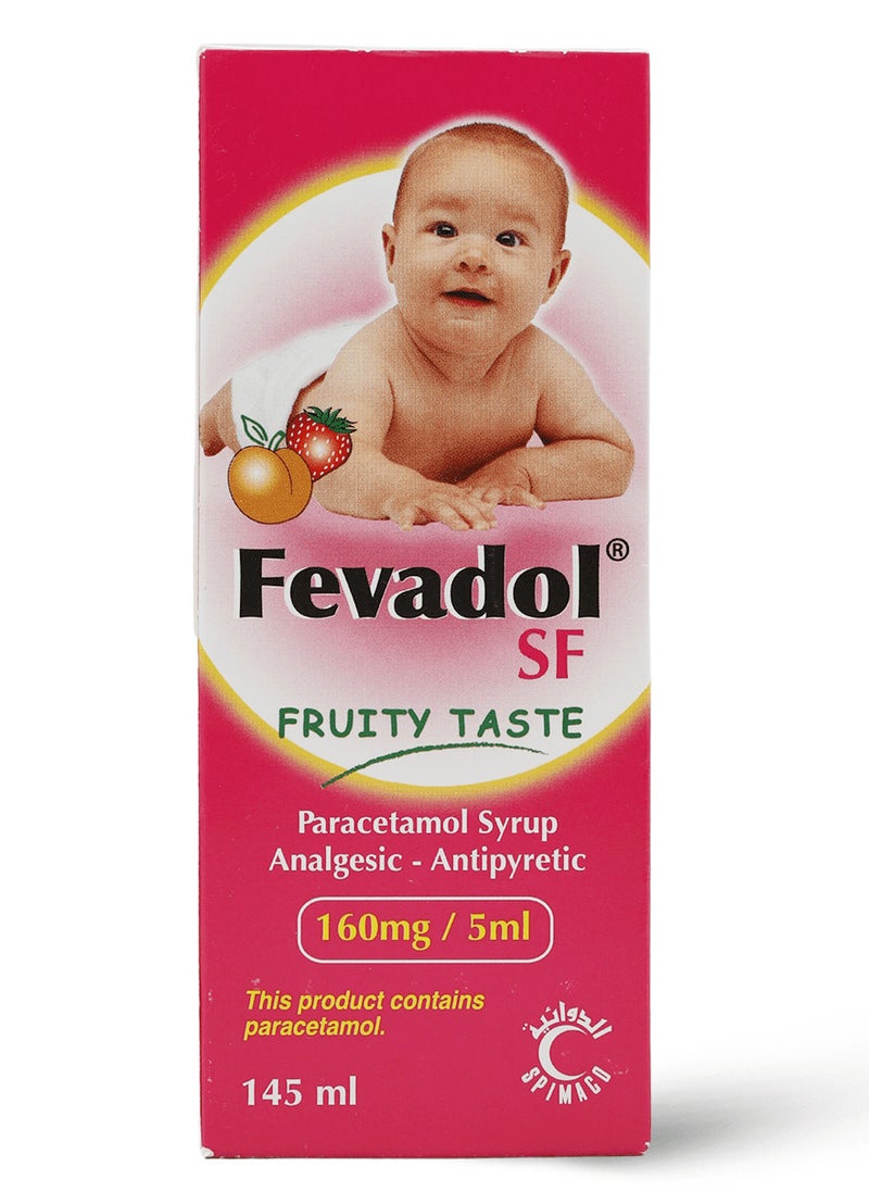 FEVADOL Fevadol Sf Syrup 145 ml  - Image 3