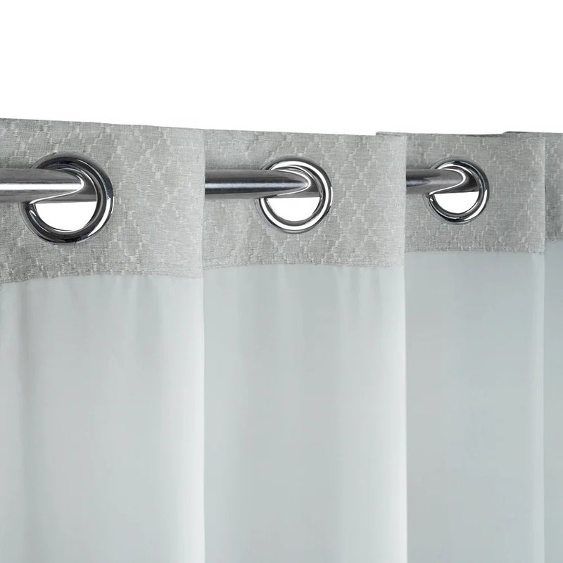 Y&D Novelty Jacquard Weave Waterproof Polyester Ecofriendly Shower Curtains with Seamless - Image 3