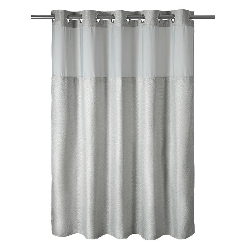 Y&D Novelty Jacquard Weave Waterproof Polyester Ecofriendly Shower Curtains with Seamless - Image 1