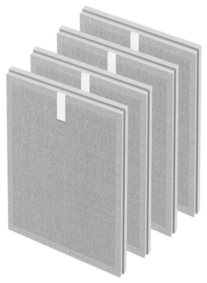 isinlive 4 Pack 3-in-1 HEPA Replacement Filter Compatible with Pure Enrichment PureZone Air Purifier Part No. PEAIRPLG - Image 1