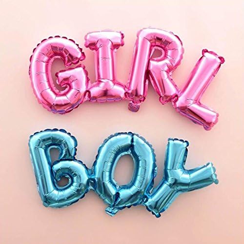 Simple polymer Boy and Girl Alphabet Letters Balloons Foil Balloons Mylar Balloons for Party Decoration - Image 5
