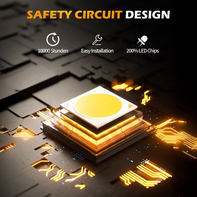 Rich Choices 2pcs Chrome 15 LED Motorcycle Stop Brake Running Turn Signal Indicator Amber Lights For Harley Honda Chopper (Chrome with net-Amber Light) - Image 4