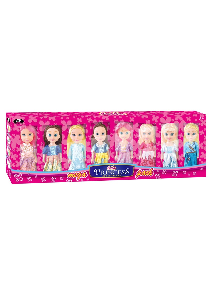 Power Joy Power Joy Leila Princess Mini Doll 8-in-1 Pack | Fashion Doll  - Image 1
