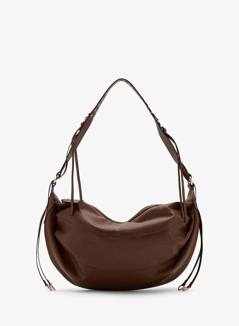 Mango Oval Shoulder Bag