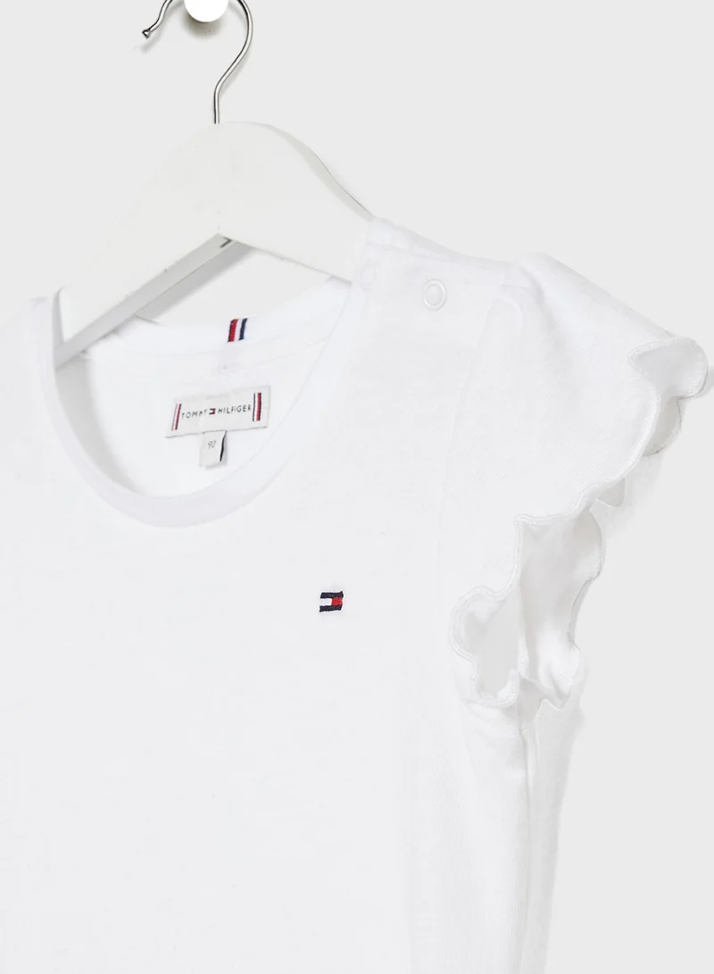 TOMMY HILFIGER Kids Ruffle Sleeve Top