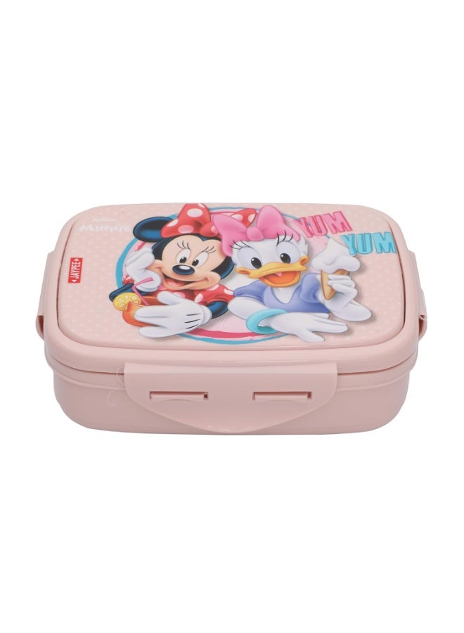 JAYPEE Steel Tek Jr. Insulated Lunch Box Mickey Mouse & Donald Duck, Pink, 400 ml | Airtight Tiffin Box for School Kids Inner Stainless Steel Mini Box | Bpa Free - Image 2