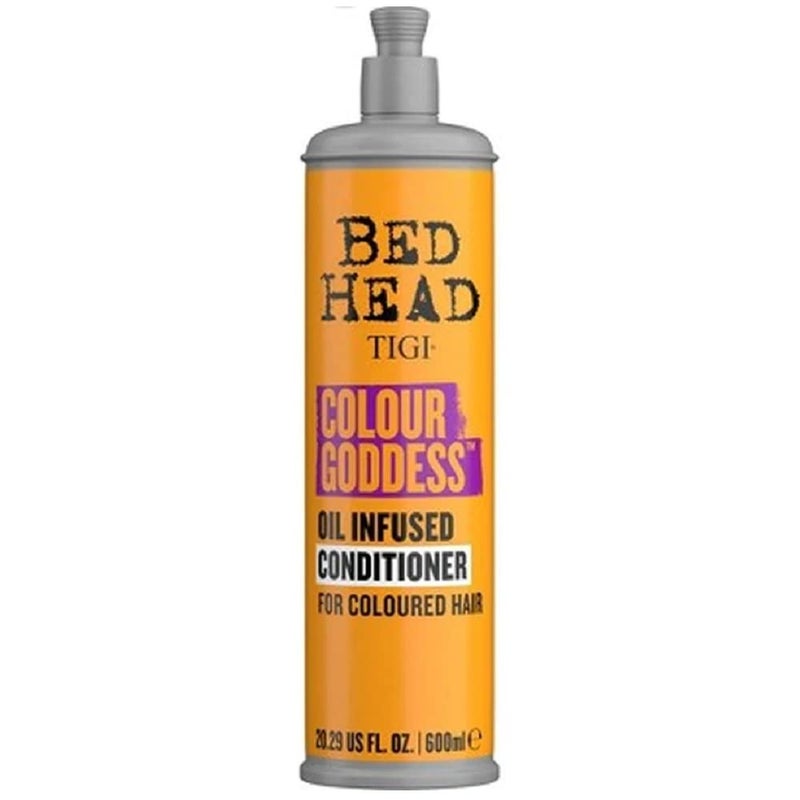 Bed Head TIGI Colour Goddess Oil Infused Hair Conditioner with Almond Shea Butter for Coloured Hair Salon Professional Colour Enhancing Formula with Keratin for Lasting Effect and Nourished Hair 600 ml