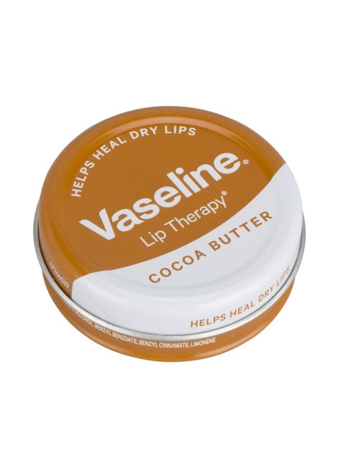 Vaseline Lip Therapy Cocoa Butter – Moisturizing Lip Balm for Dryness – 20 g - Image 2