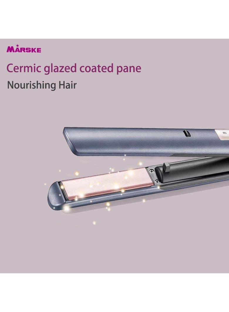 MARSKE New model wireless ceramic straightening curling iron, 23mm Straightening & Multiple Heat Settings, Up To 200°c Temperature With Fast Heat-up Time, Ready To Use In 30 Seconds With Salon-quality Results, Grey - Image 4