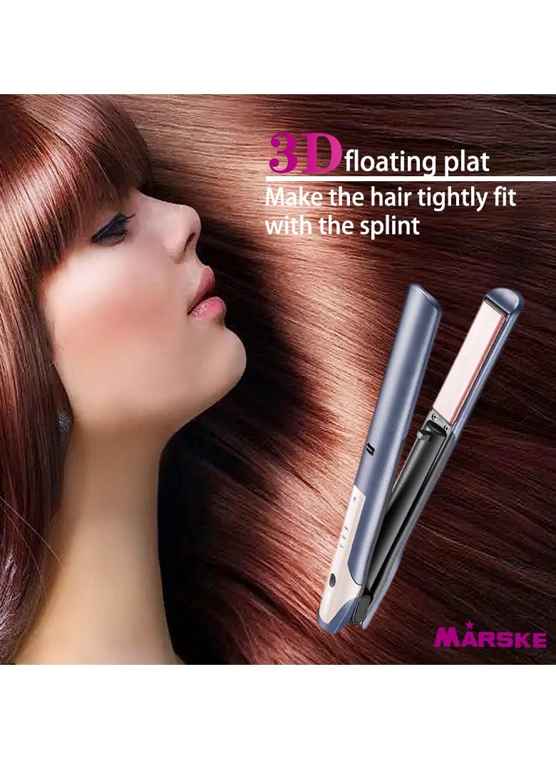 MARSKE New model wireless ceramic straightening curling iron, 23mm Straightening & Multiple Heat Settings, Up To 200°c Temperature With Fast Heat-up Time, Ready To Use In 30 Seconds With Salon-quality Results, Grey - Image 3