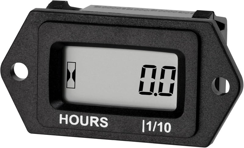 Runleader Digital Hours Counter,AC/DC 5V to 277V for Garden Tractor Generator Scooter Club Car Forklift Leaf Trimmer etc. - Image 1