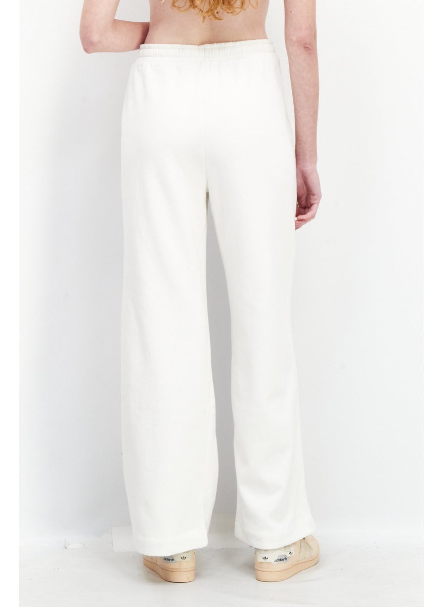 ESPRIT - Women Solid Sweatpants, White - Image 1