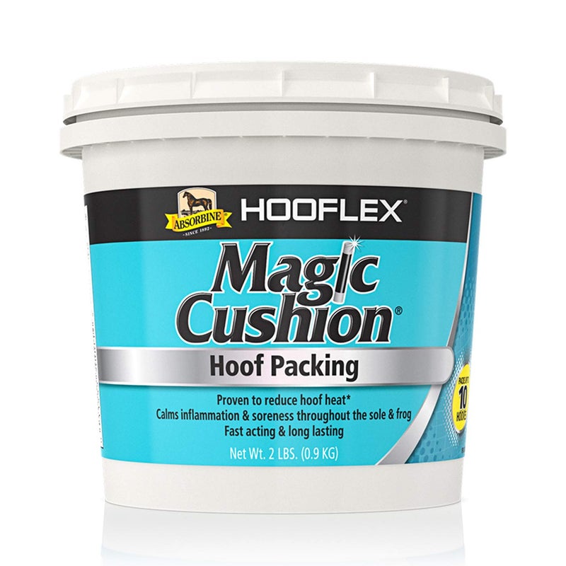 Absorbine Hooflex Magic Cushion Veterinary Formulated FastActing Relief Reduce Hoof Heat for up to 24 Hours 2 lb Tub