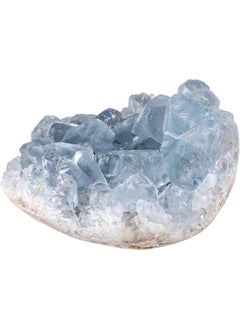 rockcloud Rockcloud Natural Raw Blue Celestite Mineral Healing Crystal Cluster Geode Irregular Home Decoration Gemstone Specimen, 0.02-0.10 lb 
