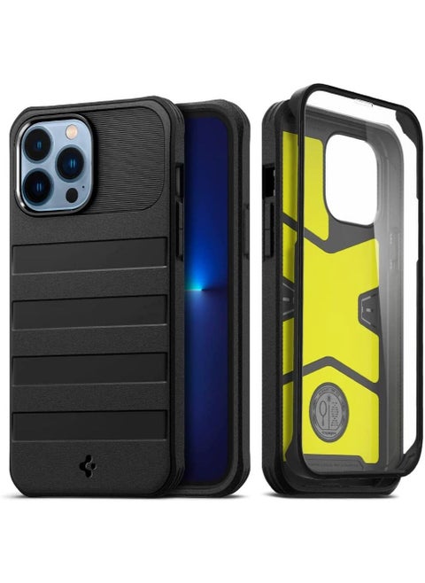 Geo Armor 360 Full Body Protection Case Cover with Built-in Screen Protector for iPhone 13 Pro Max 2021 Black