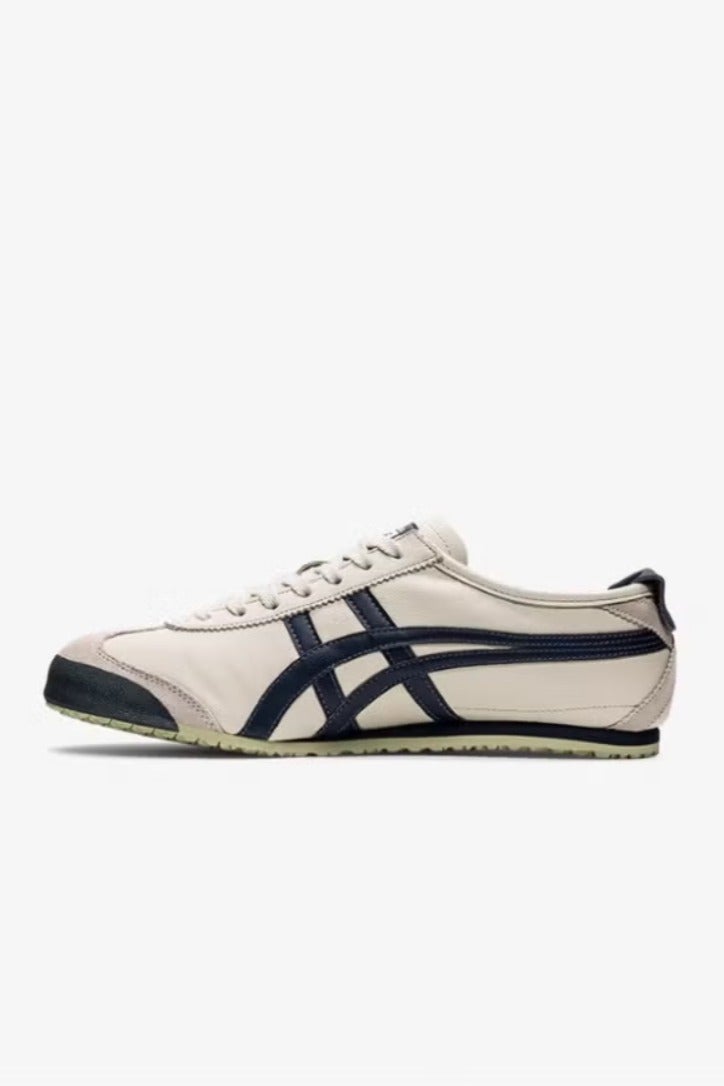 Onitsuka Tiger Mexico 66 Athlesiure Sneakers Beige Grey/Navy Blue - Image 2