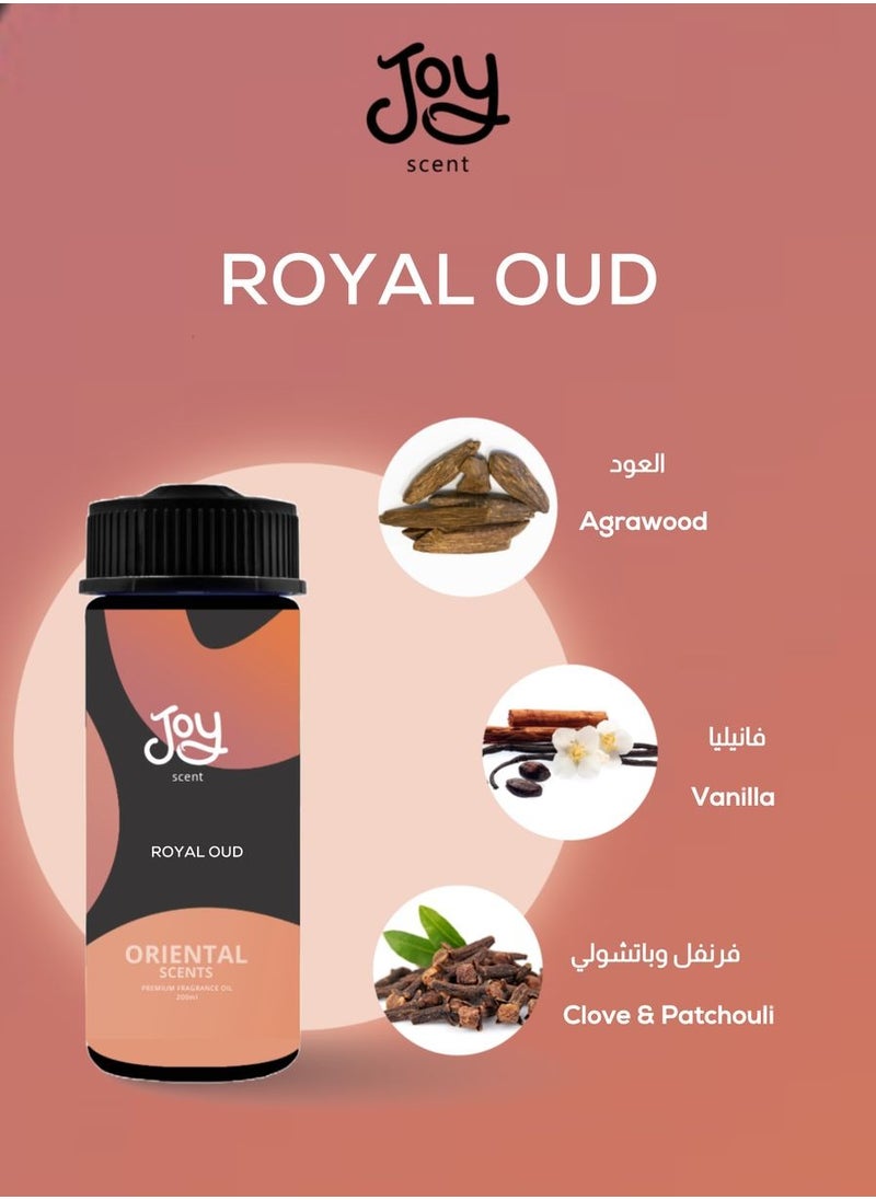 Joy Scent ROYAL OUD fragrance oil bottle 500ml  - Image 2