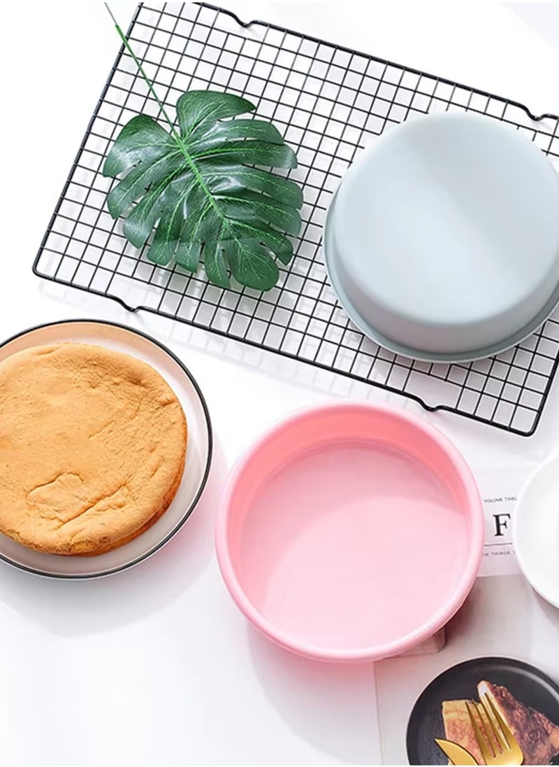 BLACKSTONE - Nonstick Round Bake Pan, Silicone Bakeware Cake Mould (10X6 CM) - Image 1