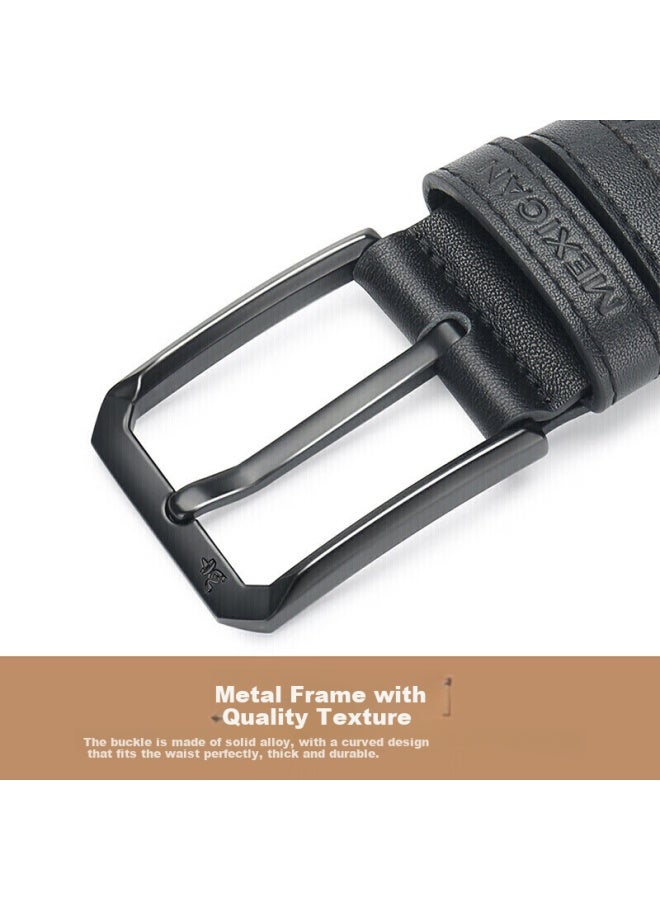 Scarecrow Men's Casual Woven Military Training Belt, Plaid Canvas Trouser Belt With Pin Buckle - Image 5