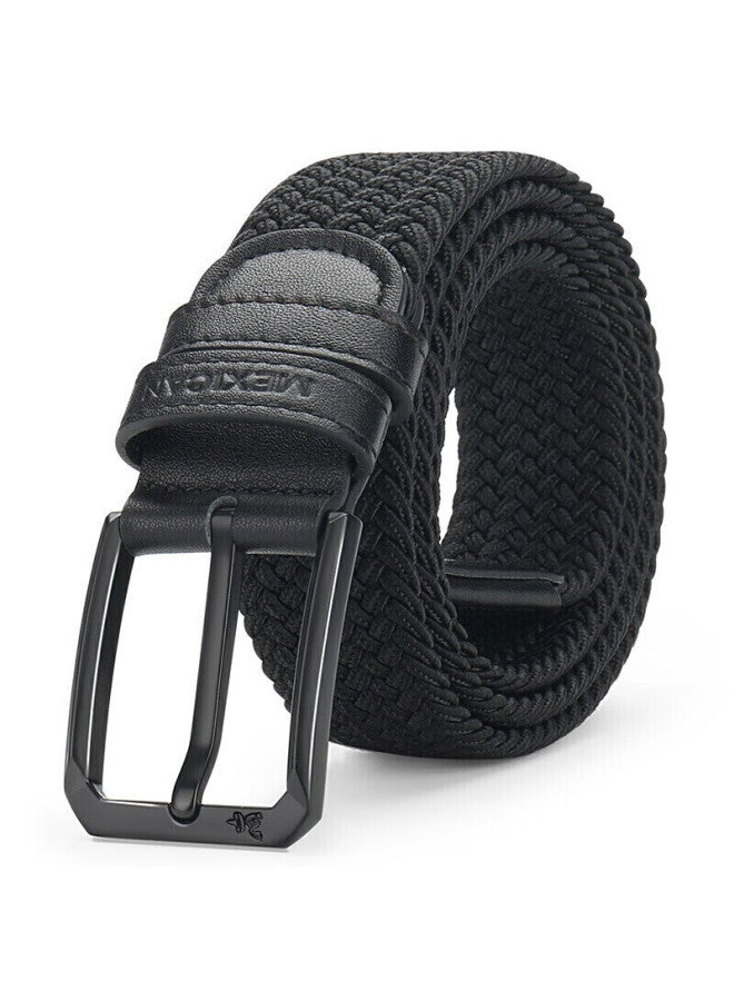 Scarecrow Men's Casual Woven Military Training Belt, Plaid Canvas Trouser Belt With Pin Buckle - Image 2