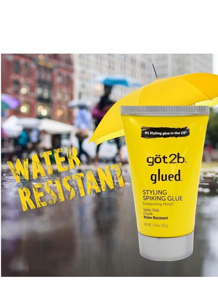 جوت تو بي غراء التصفيف اللاصق لتثبيت الشعر سبايكنغ غلو مقاوم للماء 35 جم - Image 3