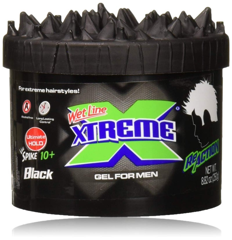 Wet Line Xtreme Reaction Black Ultimate Hold Gel 88 Ounce