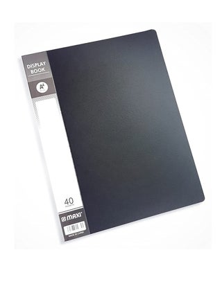 Display Book Black (40 Clear Pockets)