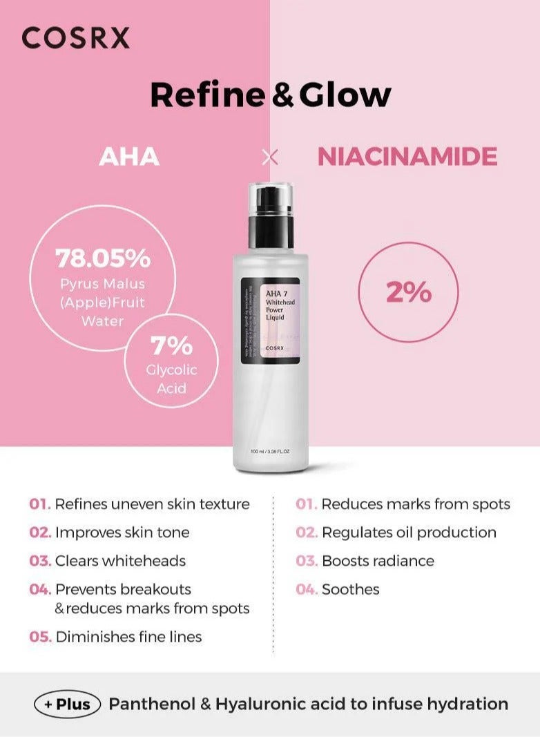 كوسرإكس AHA 7 Whitehead Power Liquid - 100ml - Image 3