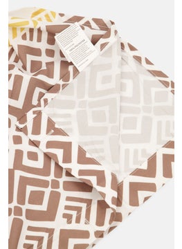 allure Sorento Shower Curtain, White Combo  - Image 4
