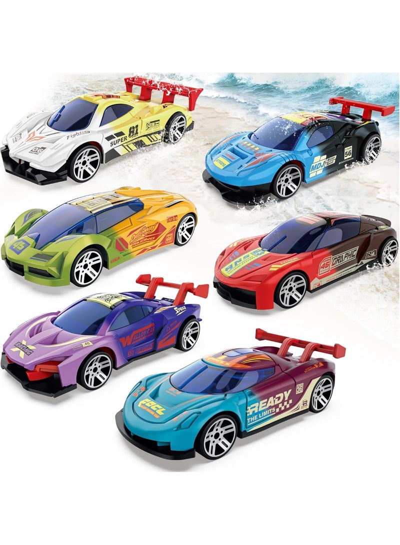 Soofam Color Changing Cars Bath Toys – Fun Pool & Water Toys for Kids Ages 4-8 | Die-Cast Sensory Cars, Party Favors, Goodie Bag Stuffers, and Cool Gifts for Boys - Image 1