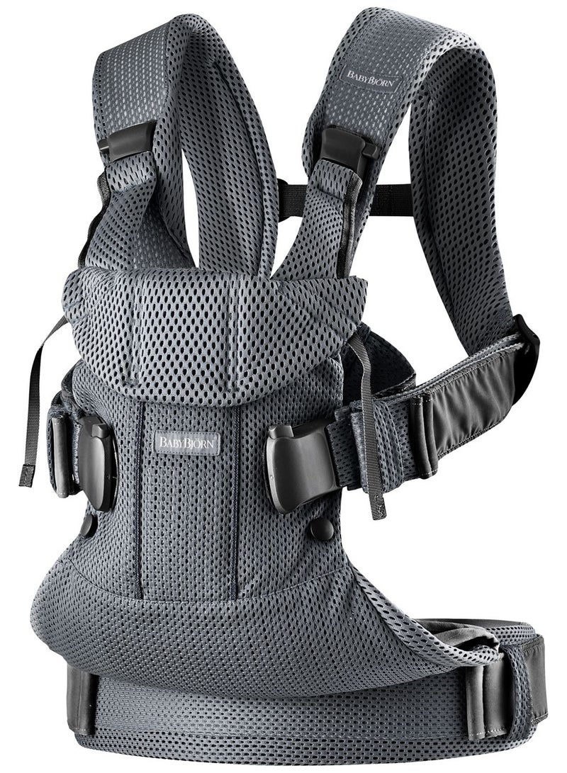 BABYBJORN Baby 3D Mesh Carrier One Air Anthracite Black - Image 1