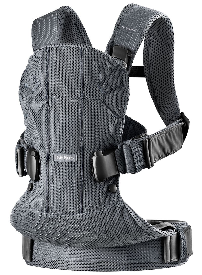 BABYBJORN Baby 3D Mesh Carrier One Air Anthracite Black - Image 2