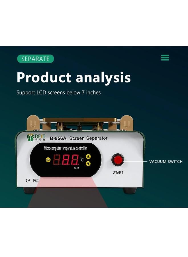 Replacement BST-B-856A AC 220V Electrical Vacuum Pump LCD Screen Separator, UK Plug - Image 4